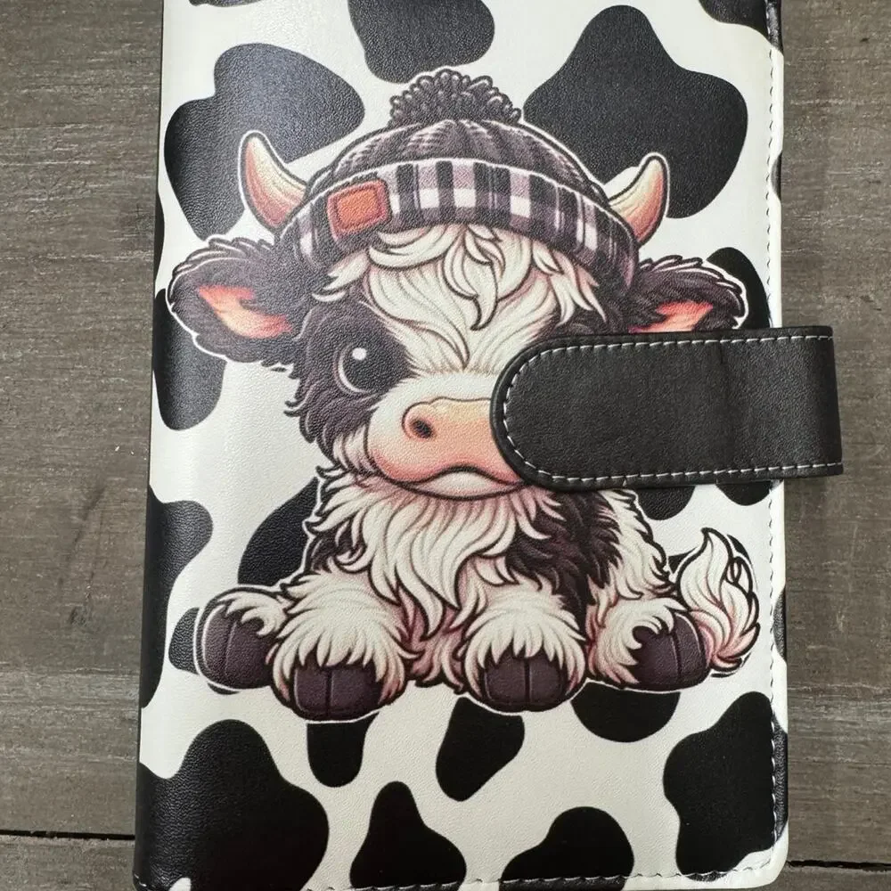 Cow A6 6 Ring Binder & Paper
